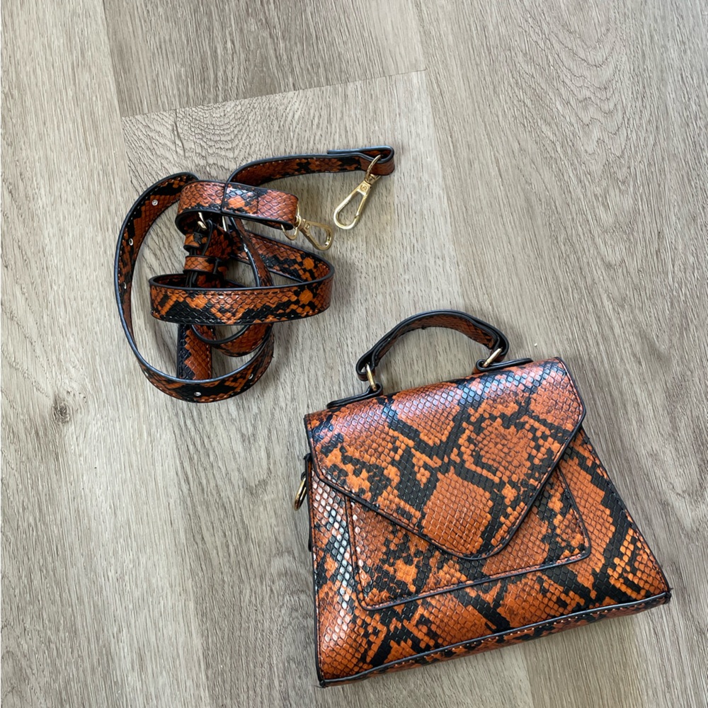 Snake Print Purse